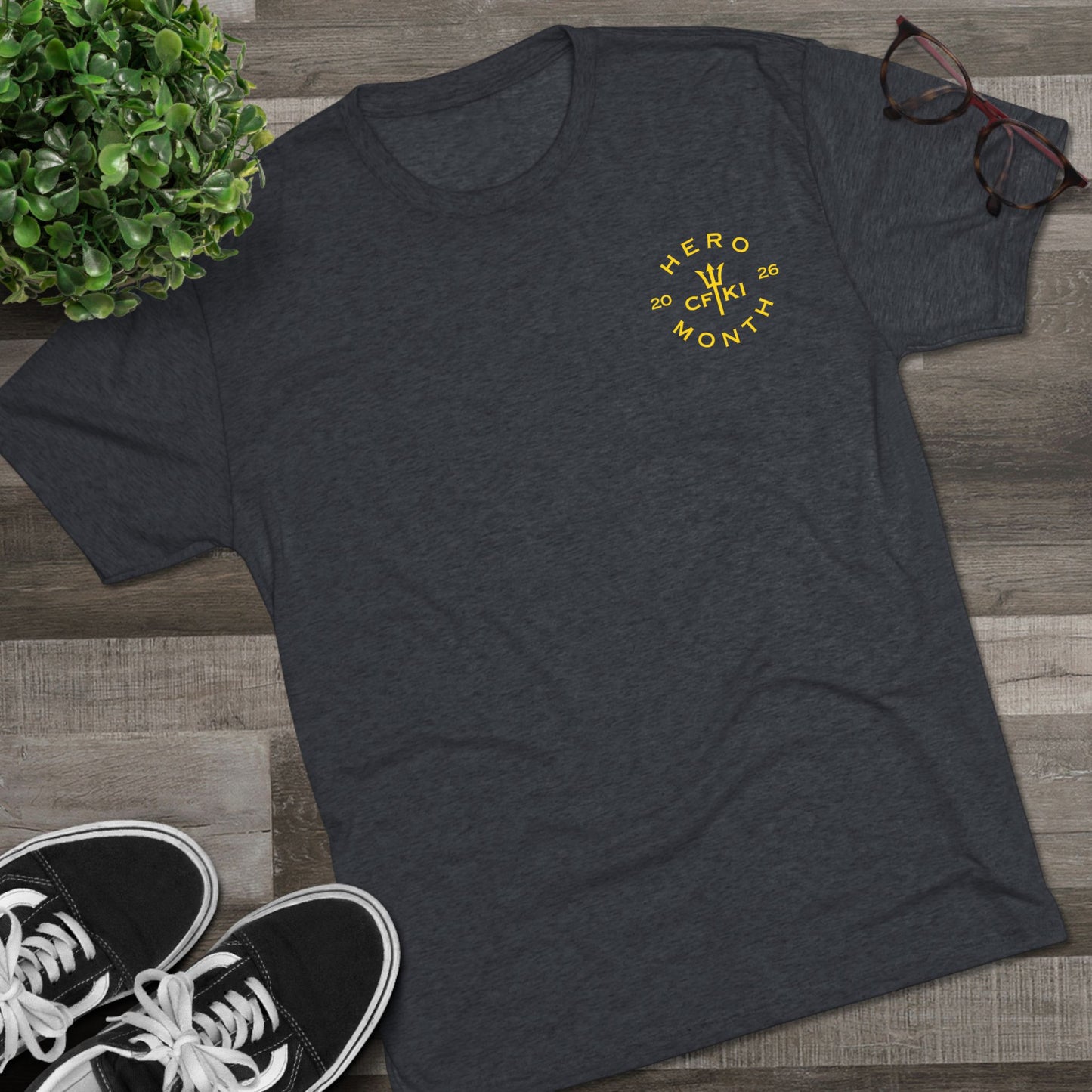 Heroes T‑Shirt — Memorial Tribute Tee with Handwritten Names