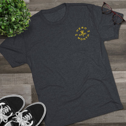 Heroes T‑Shirt — Memorial Tribute Tee with Handwritten Names