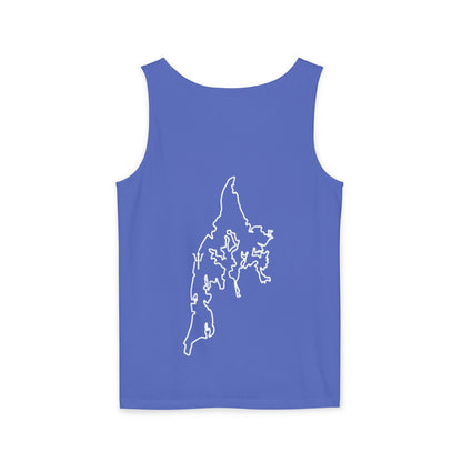 CrossFit Gym Logo Tank Top — Lightweight Garment-Dyed Fitness Tank