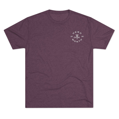 Heroes T‑Shirt — Memorial Tribute Tee with Handwritten Names