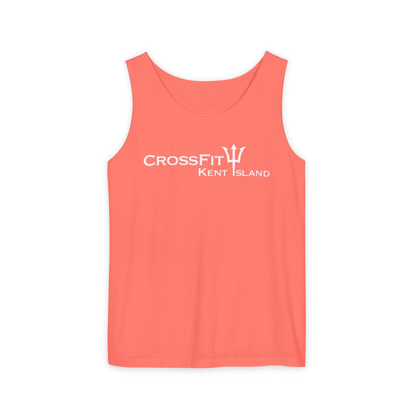 CrossFit Gym Logo Tank Top — Lightweight Garment-Dyed Fitness Tank