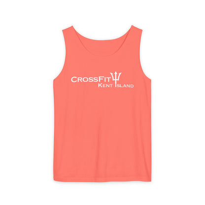 CrossFit Gym Logo Tank Top — Lightweight Garment-Dyed Fitness Tank