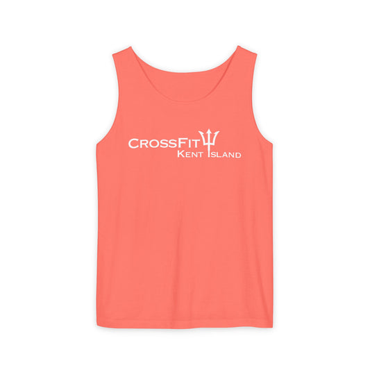 CrossFit Gym Logo Tank Top — Lightweight Garment-Dyed Fitness Tank