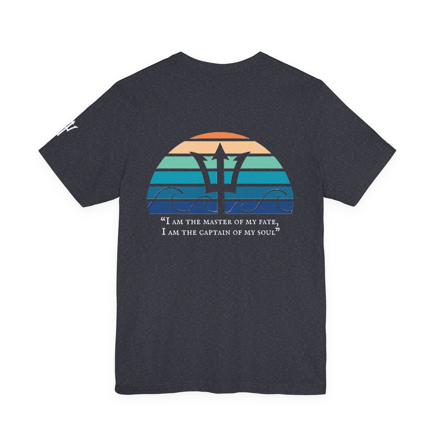Captain of My Soul Tee — Retro Sunset Trident T-Shirt