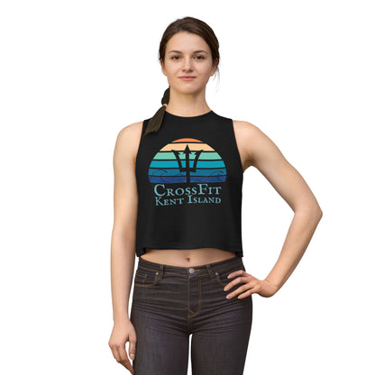 CrossFit Kent Island Women's Crop Top — Nautical Trident Workout Tank