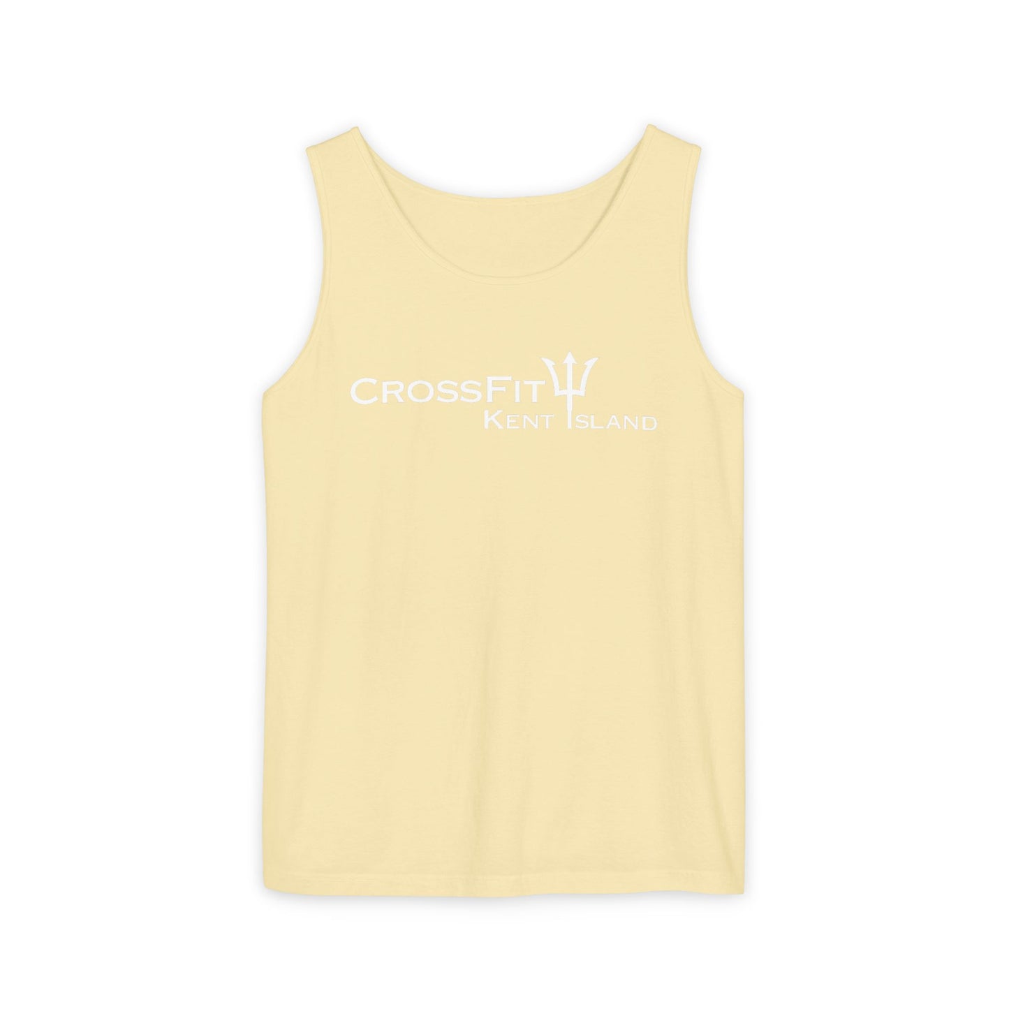 CrossFit Gym Logo Tank Top — Lightweight Garment-Dyed Fitness Tank