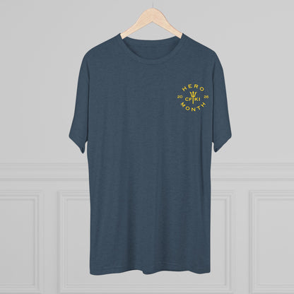 Heroes T‑Shirt — Memorial Tribute Tee with Handwritten Names