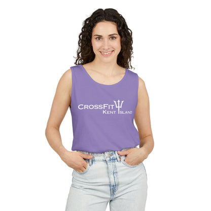 CrossFit Gym Logo Tank Top — Lightweight Garment-Dyed Fitness Tank