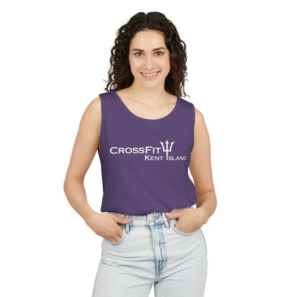 CrossFit Gym Logo Tank Top — Lightweight Garment-Dyed Fitness Tank