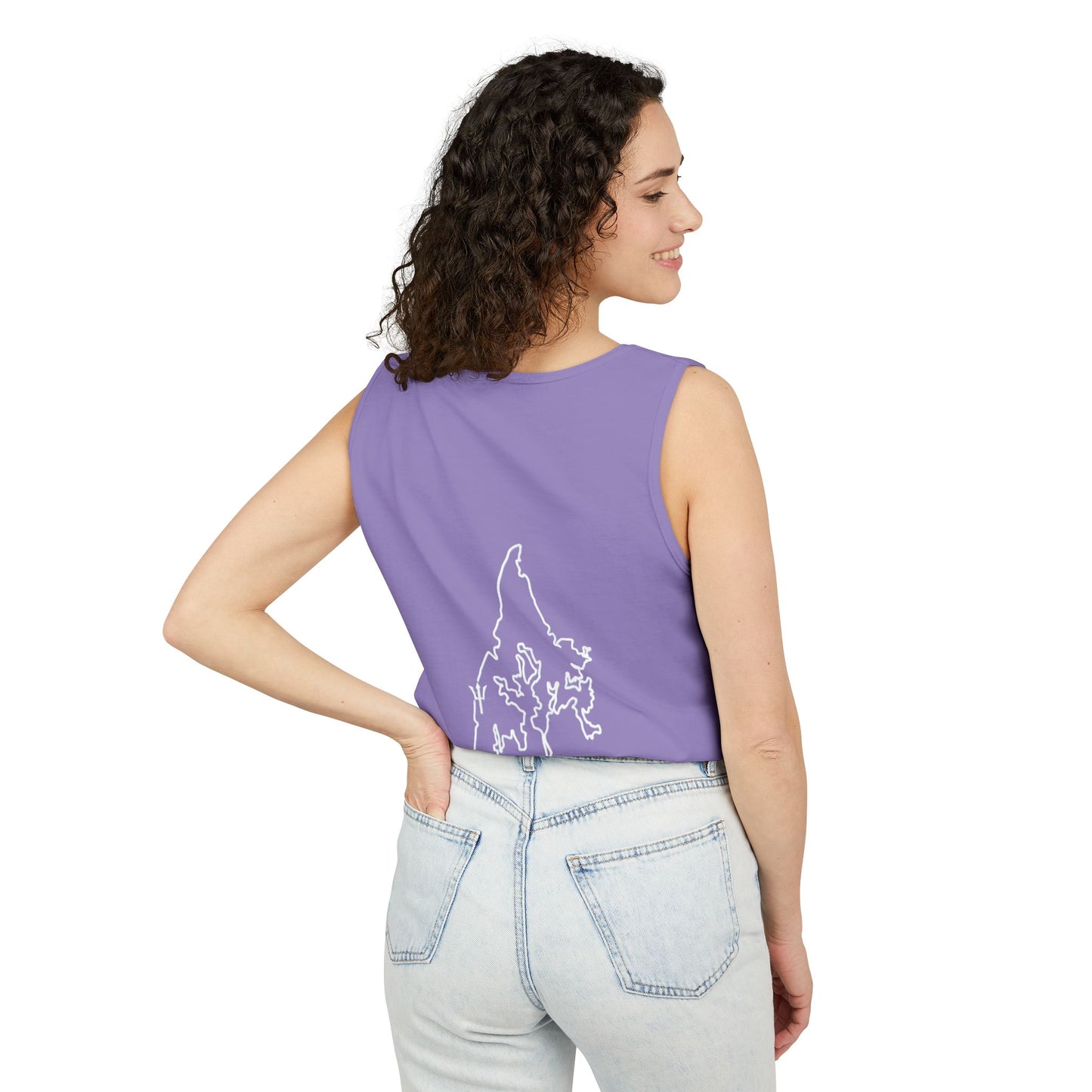 CrossFit Gym Logo Tank Top — Lightweight Garment-Dyed Fitness Tank