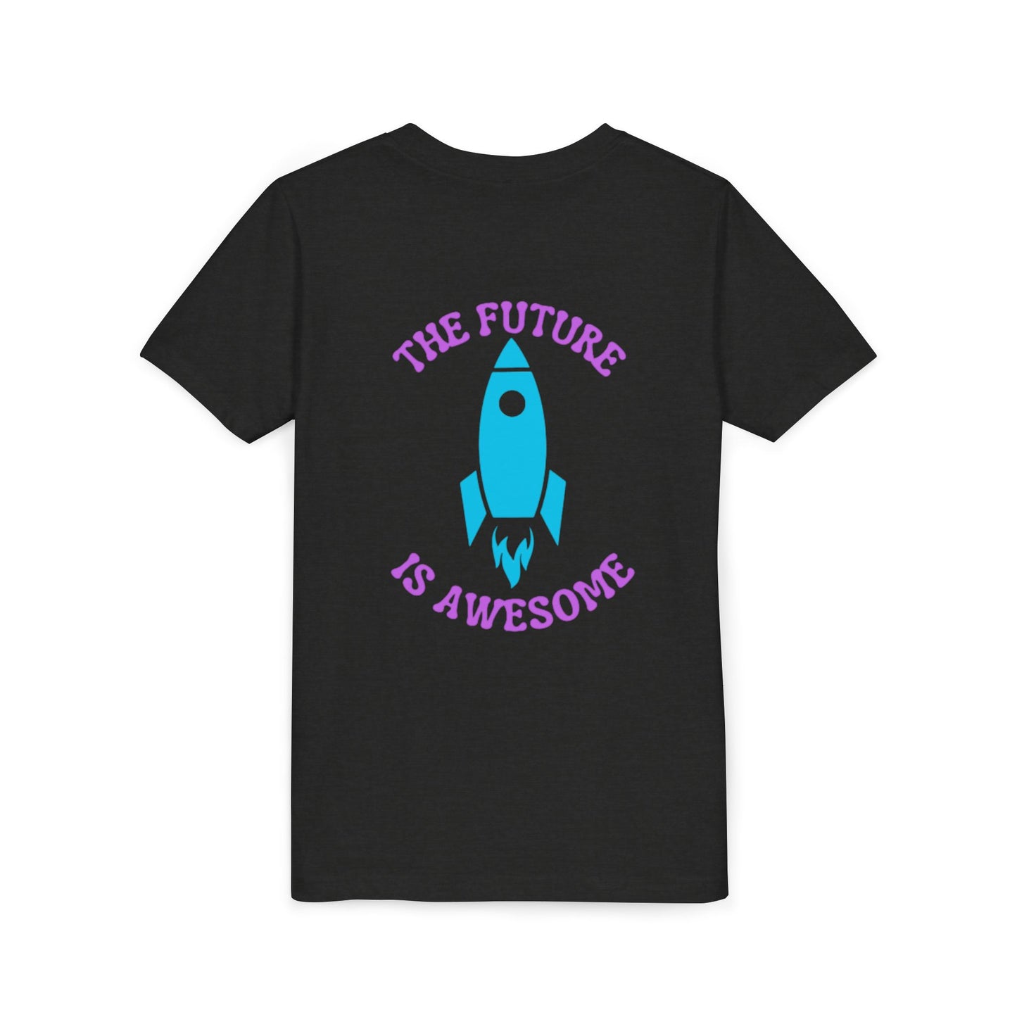 Youth Tee - "The Future Is Awesome" Rocket Kids T-Shirt (CrossFit Kent Island)