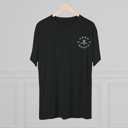 Heroes T‑Shirt — Memorial Tribute Tee with Handwritten Names