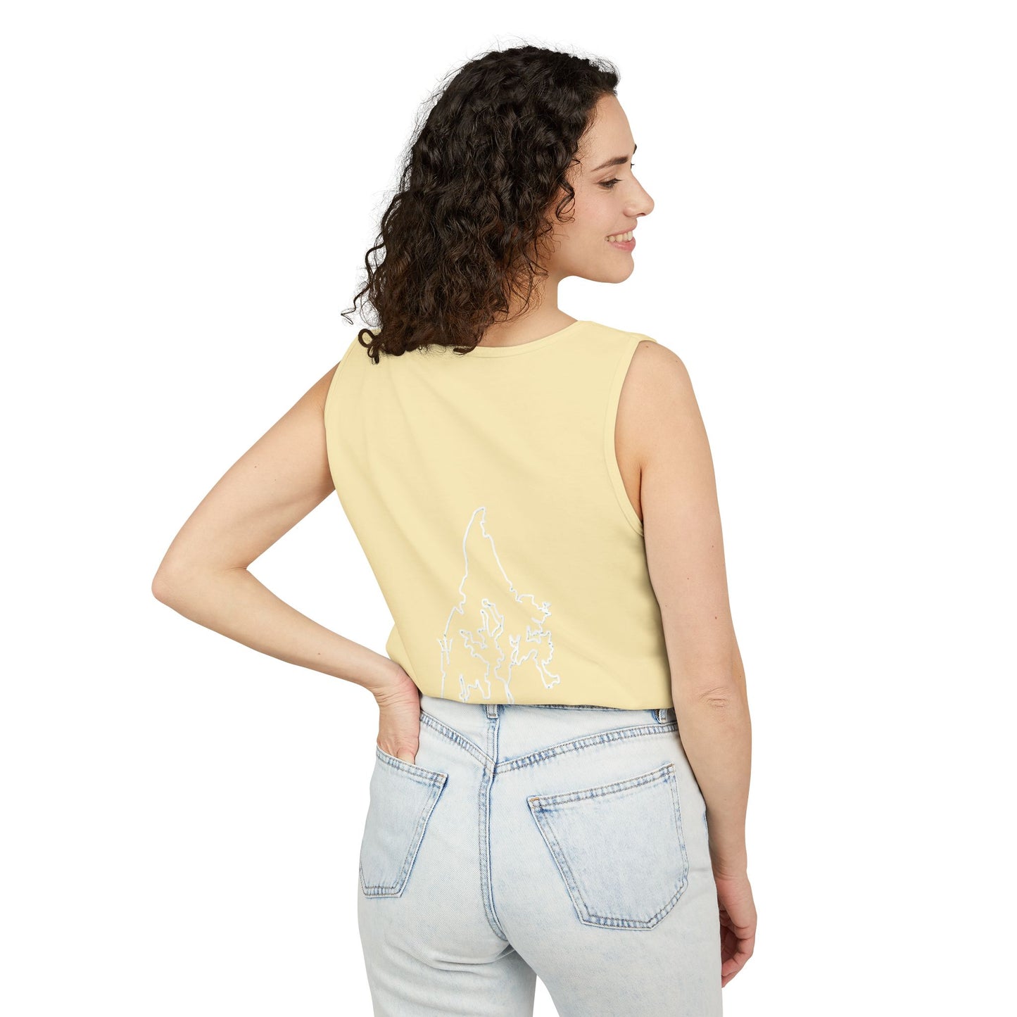 CrossFit Gym Logo Tank Top — Lightweight Garment-Dyed Fitness Tank