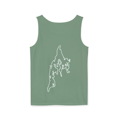 CrossFit Gym Logo Tank Top — Lightweight Garment-Dyed Fitness Tank