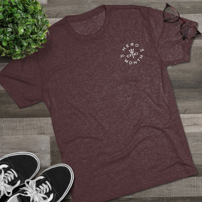 Heroes T‑Shirt — Memorial Tribute Tee with Handwritten Names