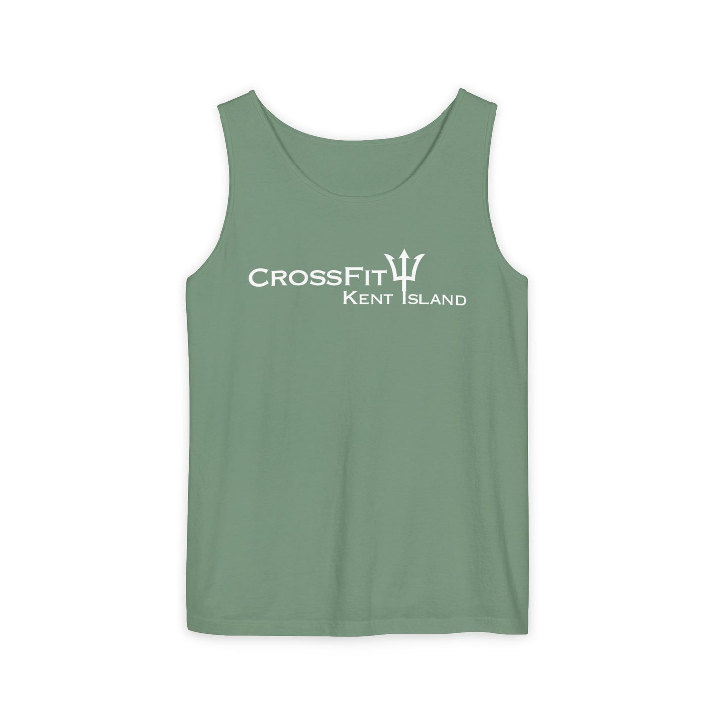 CrossFit Gym Logo Tank Top — Lightweight Garment-Dyed Fitness Tank