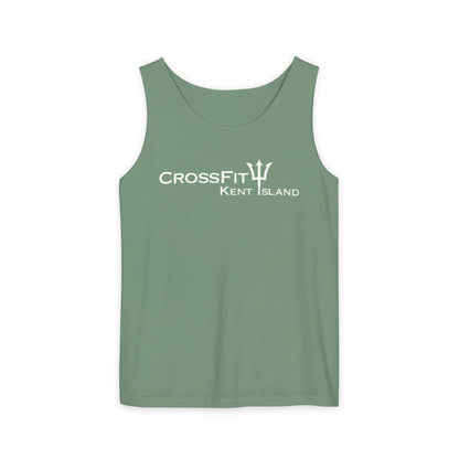 CrossFit Gym Logo Tank Top — Lightweight Garment-Dyed Fitness Tank