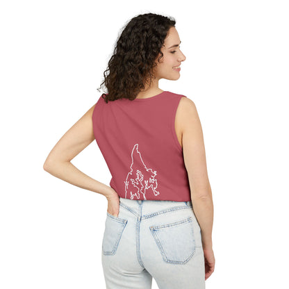 CrossFit Gym Logo Tank Top — Lightweight Garment-Dyed Fitness Tank