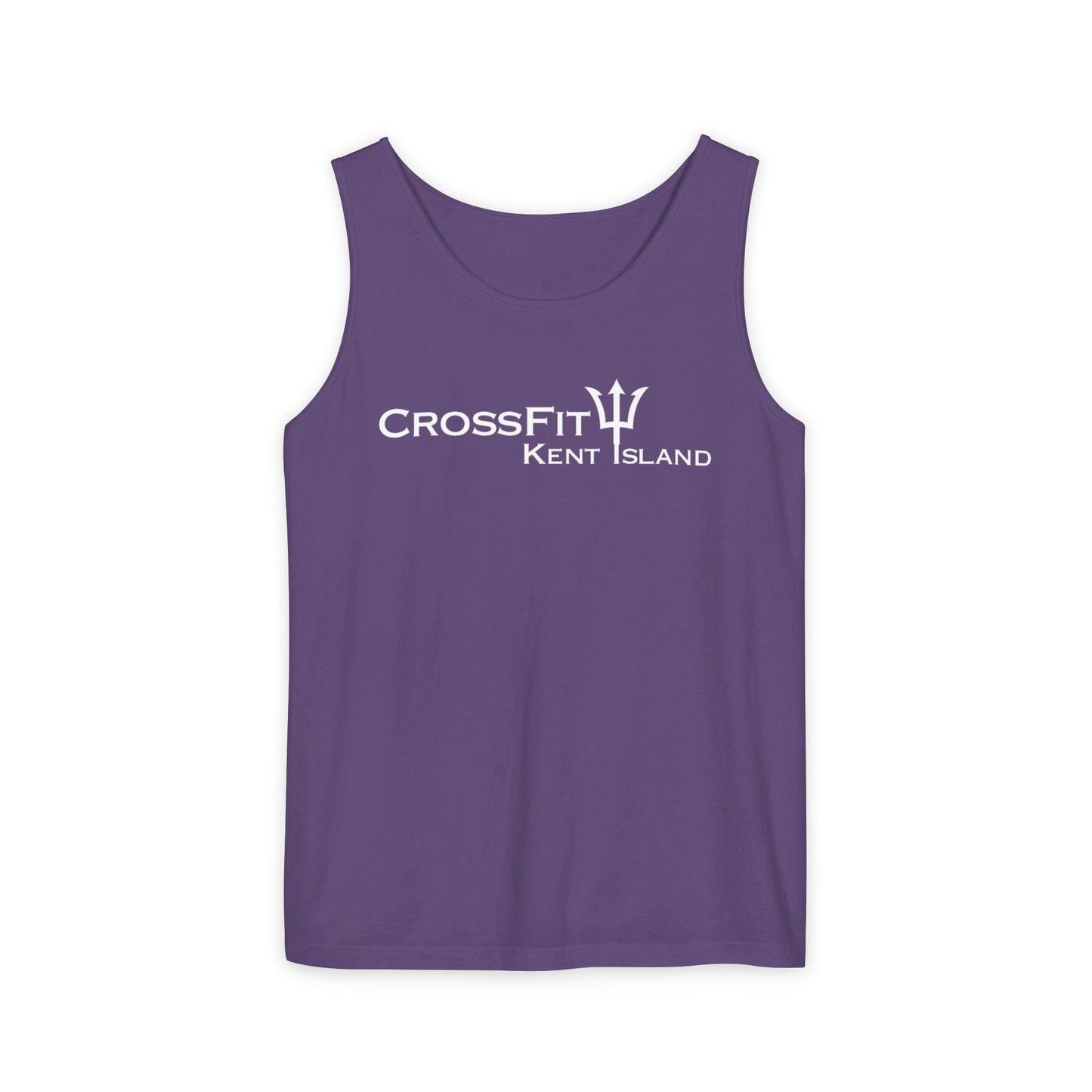CrossFit Gym Logo Tank Top — Lightweight Garment-Dyed Fitness Tank