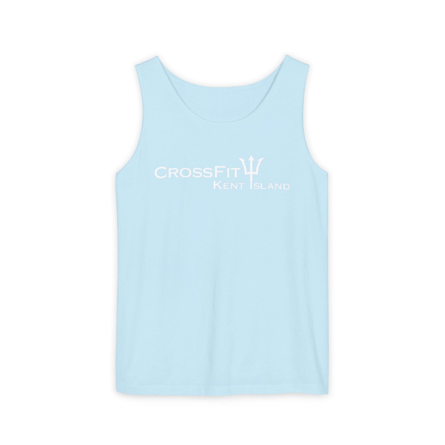CrossFit Gym Logo Tank Top — Lightweight Garment-Dyed Fitness Tank