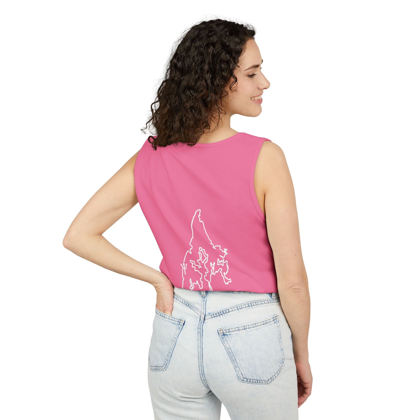 CrossFit Gym Logo Tank Top — Lightweight Garment-Dyed Fitness Tank