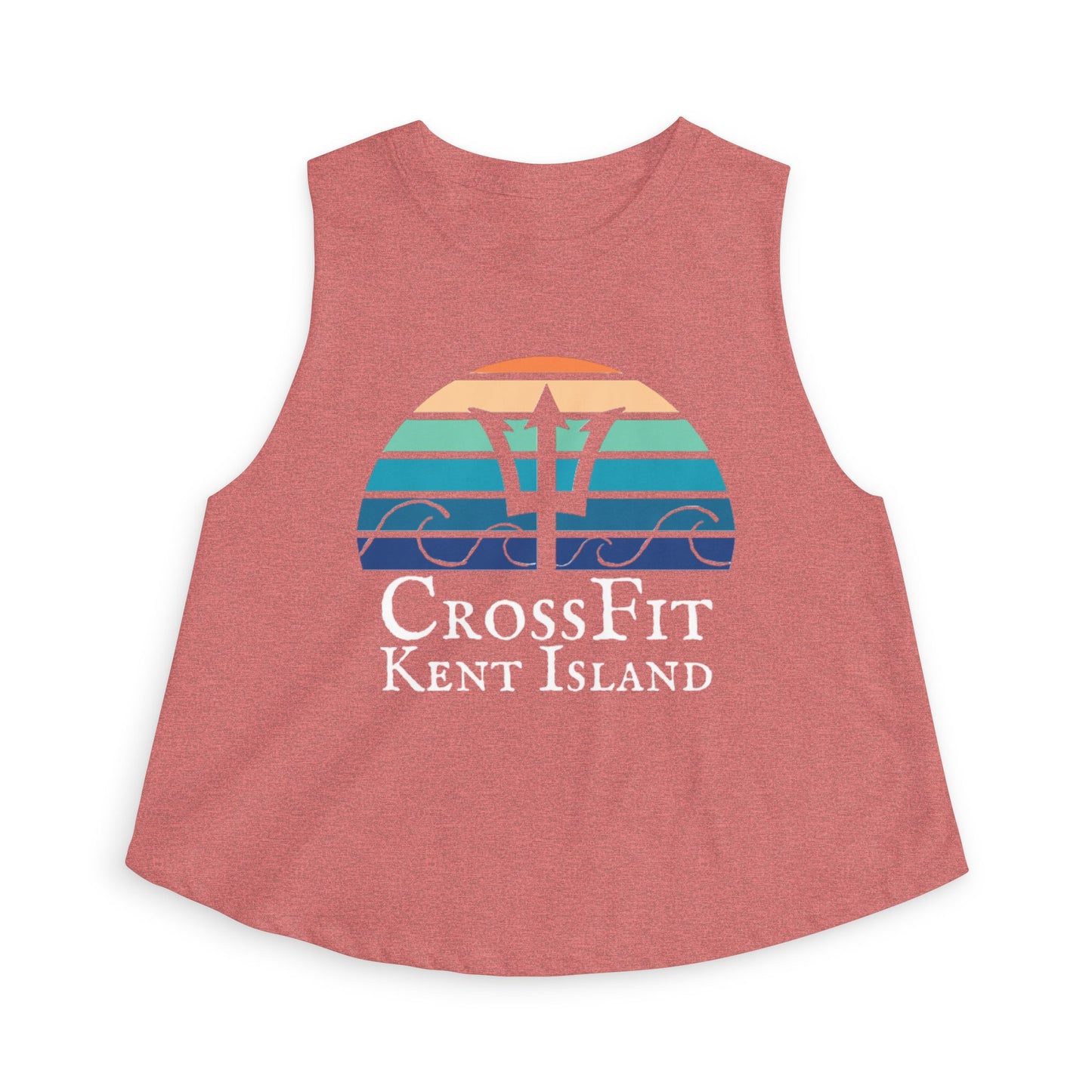 CrossFit Kent Island Women's Crop Top — Nautical Trident Workout Tank