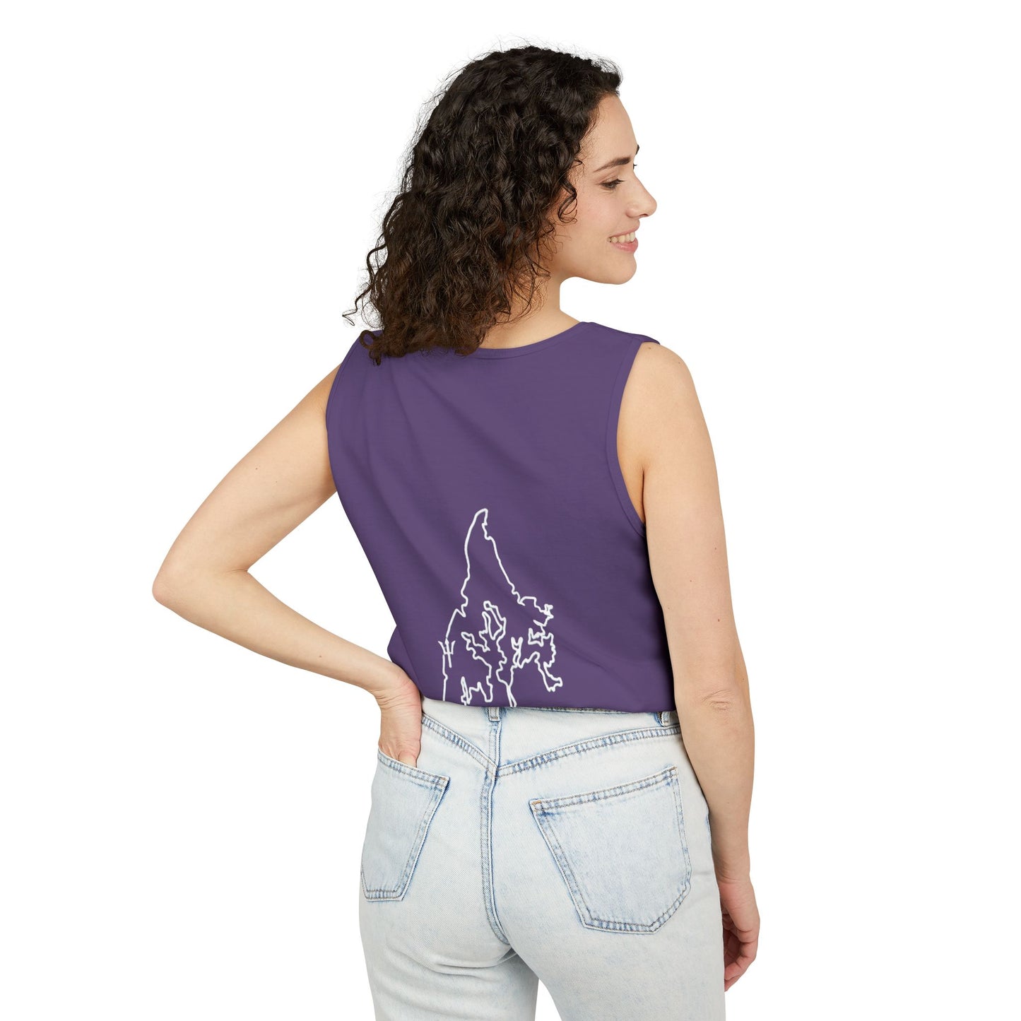 CrossFit Gym Logo Tank Top — Lightweight Garment-Dyed Fitness Tank