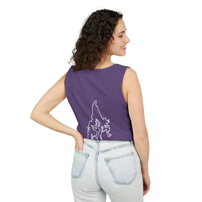 CrossFit Gym Logo Tank Top — Lightweight Garment-Dyed Fitness Tank
