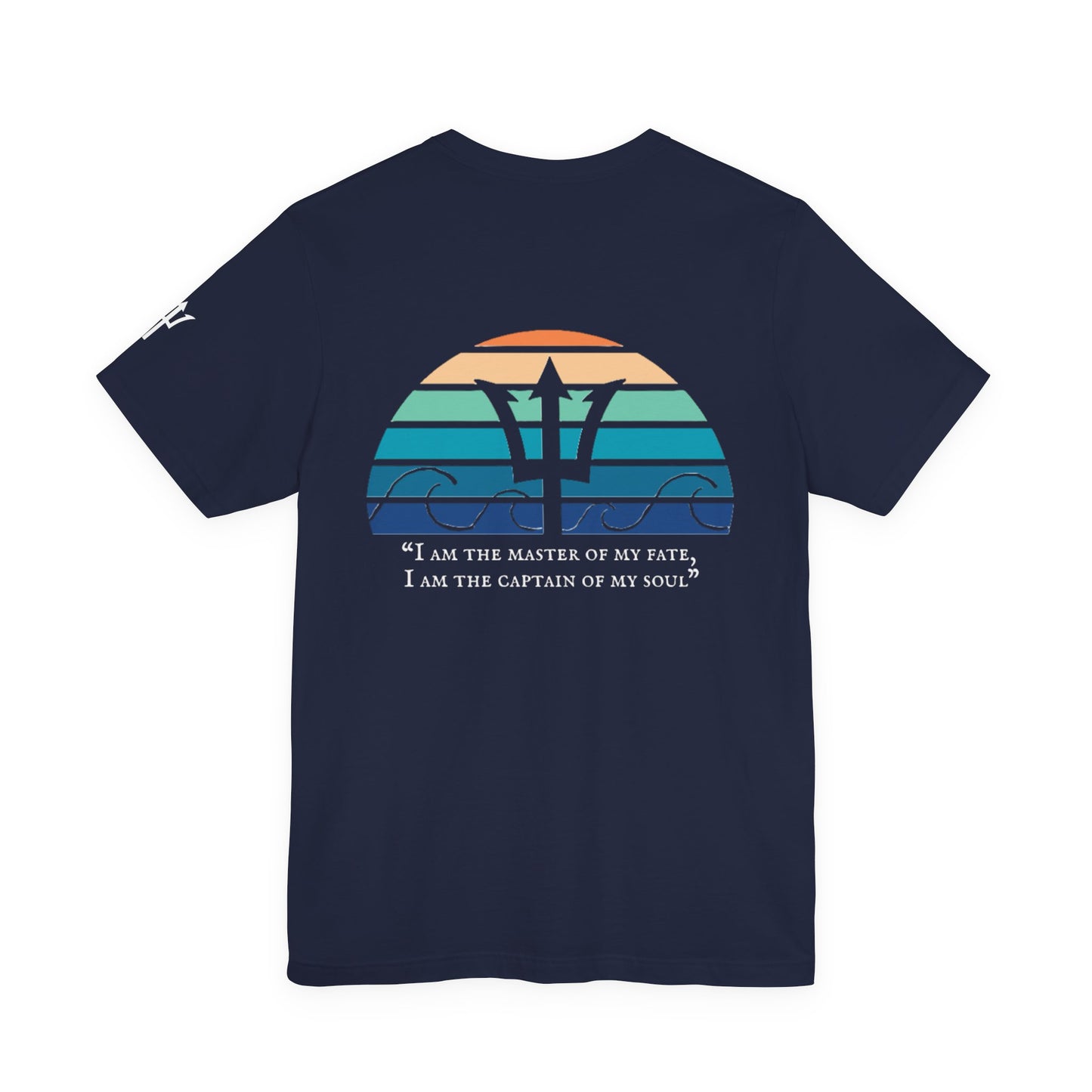 Captain of My Soul Tee — Retro Sunset Trident T-Shirt