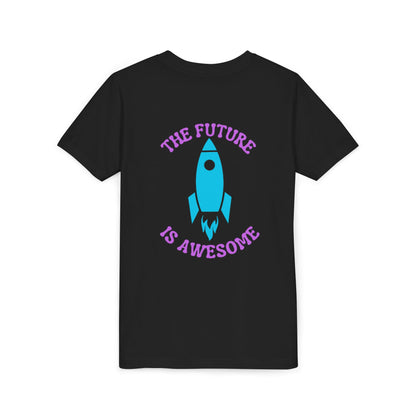 Youth Tee - "The Future Is Awesome" Rocket Kids T-Shirt (CrossFit Kent Island)