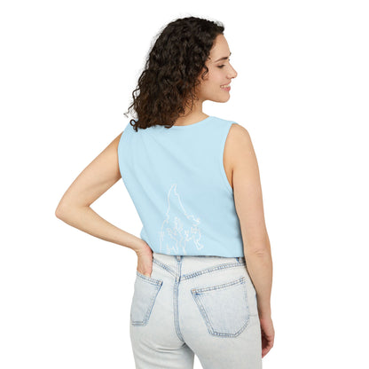 CrossFit Gym Logo Tank Top — Lightweight Garment-Dyed Fitness Tank