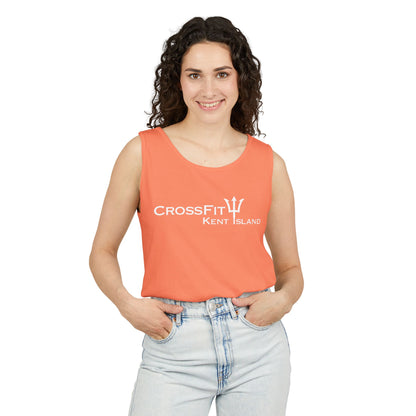 CrossFit Gym Logo Tank Top — Lightweight Garment-Dyed Fitness Tank