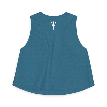 CrossFit Kent Island Women's Crop Top — Nautical Trident Workout Tank