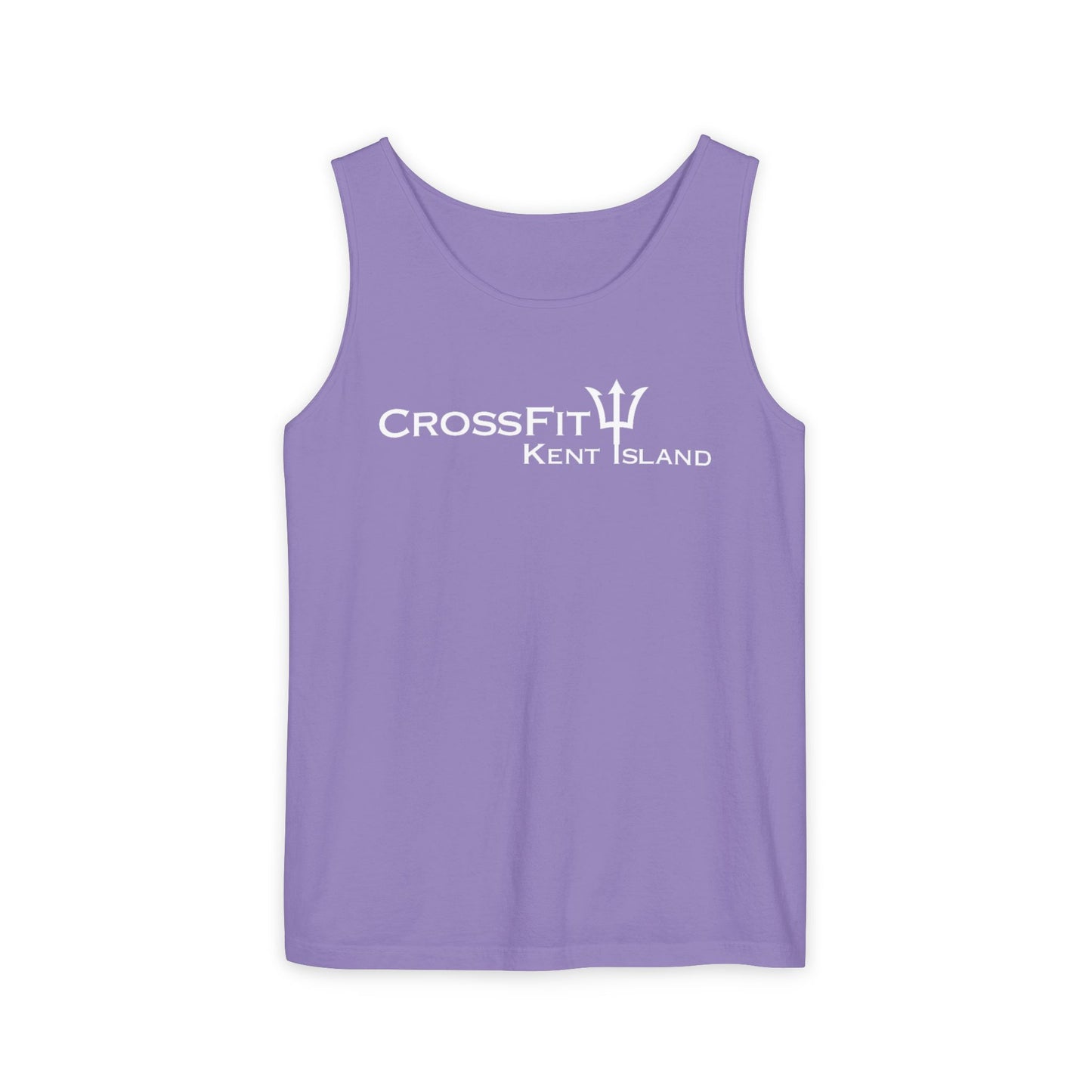CrossFit Gym Logo Tank Top — Lightweight Garment-Dyed Fitness Tank