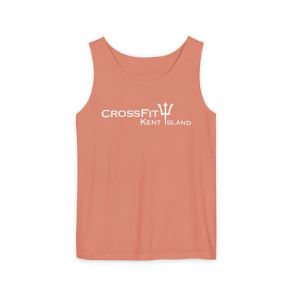 CrossFit Gym Logo Tank Top — Lightweight Garment-Dyed Fitness Tank