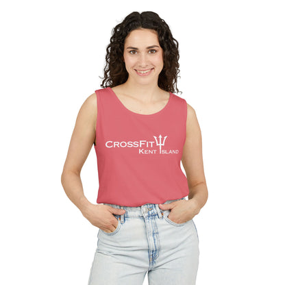 CrossFit Gym Logo Tank Top — Lightweight Garment-Dyed Fitness Tank