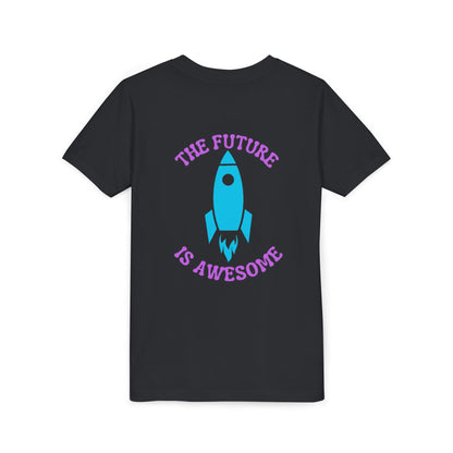 Youth Tee - "The Future Is Awesome" Rocket Kids T-Shirt (CrossFit Kent Island)