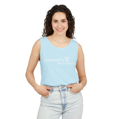 CrossFit Gym Logo Tank Top — Lightweight Garment-Dyed Fitness Tank