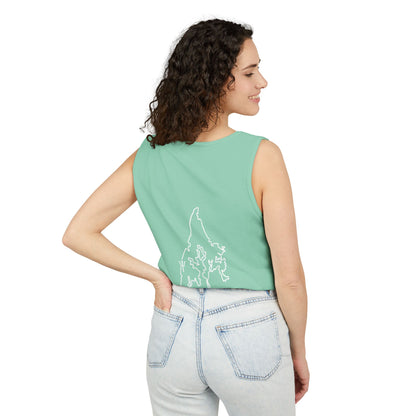 CrossFit Gym Logo Tank Top — Lightweight Garment-Dyed Fitness Tank