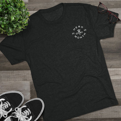 Heroes T‑Shirt — Memorial Tribute Tee with Handwritten Names