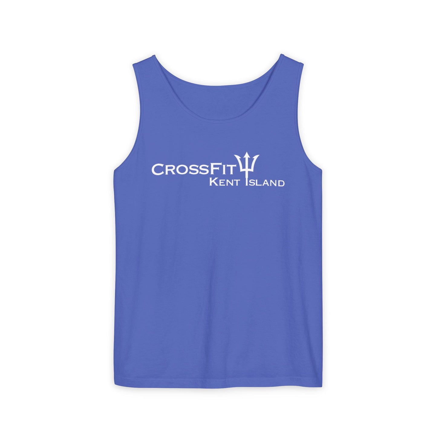 CrossFit Gym Logo Tank Top — Lightweight Garment-Dyed Fitness Tank