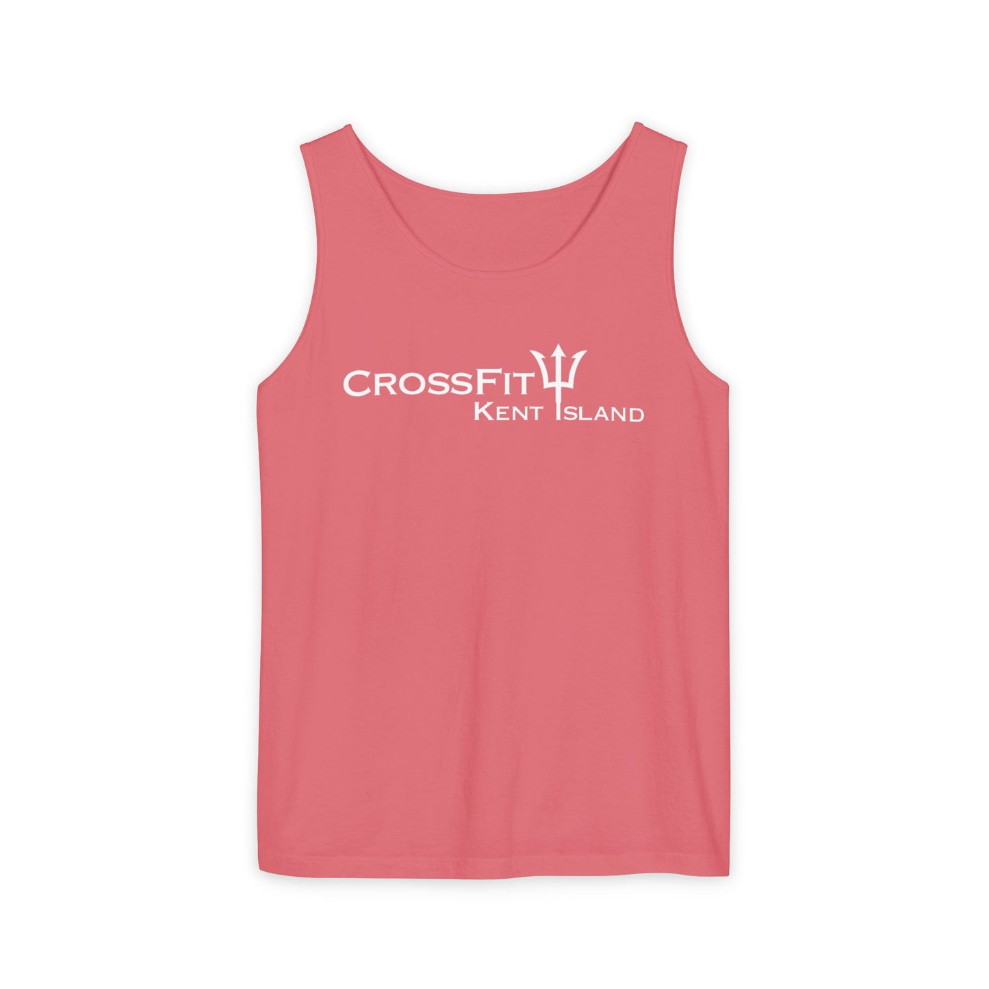 CrossFit Gym Logo Tank Top — Lightweight Garment-Dyed Fitness Tank