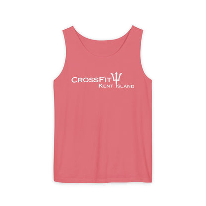 CrossFit Gym Logo Tank Top — Lightweight Garment-Dyed Fitness Tank