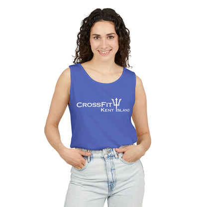 CrossFit Gym Logo Tank Top — Lightweight Garment-Dyed Fitness Tank