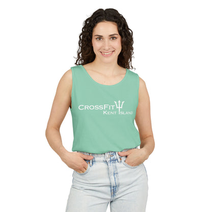CrossFit Gym Logo Tank Top — Lightweight Garment-Dyed Fitness Tank