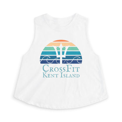 CrossFit Kent Island Women's Crop Top — Nautical Trident Workout Tank