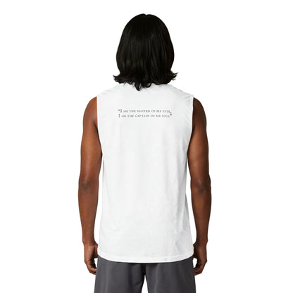 CrossFit Kent Island Muscle Tank — Retro Sunset Logo Fitness Tank
