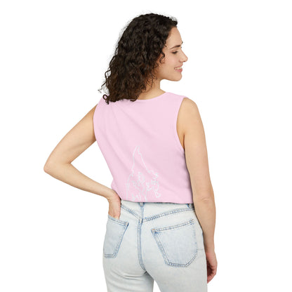 CrossFit Gym Logo Tank Top — Lightweight Garment-Dyed Fitness Tank