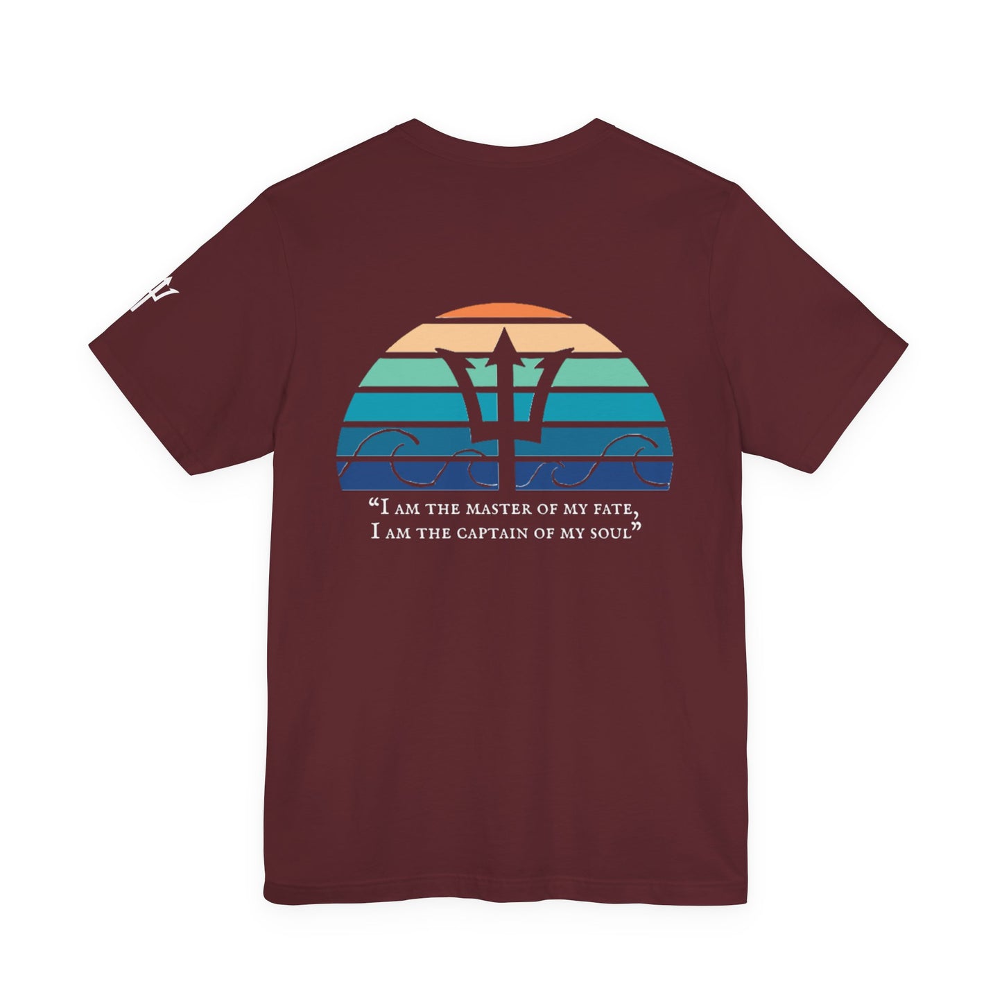 Captain of My Soul Tee — Retro Sunset Trident T-Shirt