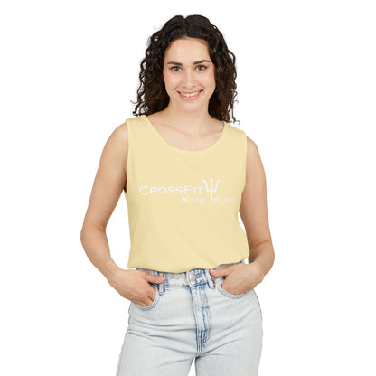 CrossFit Gym Logo Tank Top — Lightweight Garment-Dyed Fitness Tank